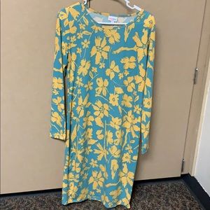 Floral below the knee dress